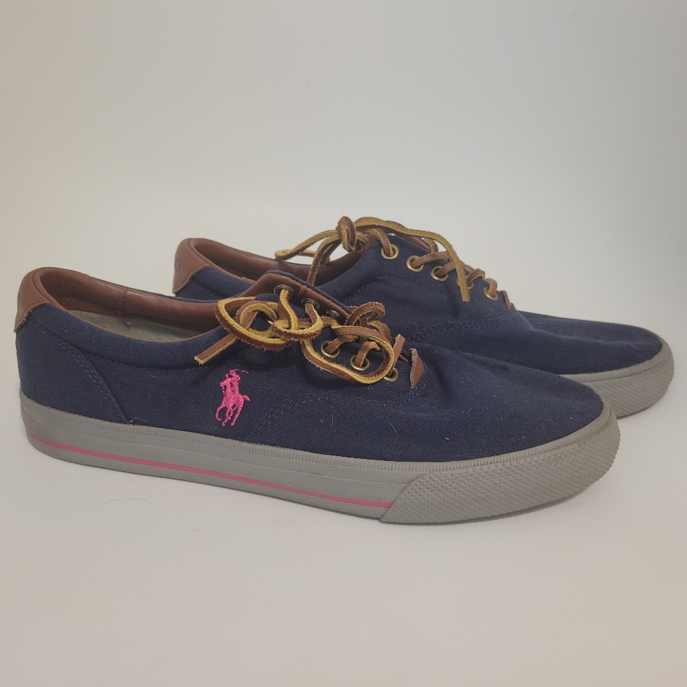 Polo ralph lauren men canvas sneakers size 8.5
